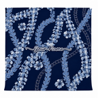 Hawaiian Lei Palaka Blanket | Custom Name Lei Blanket