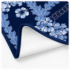 Hawaiian Lei Palaka Blanket | Custom Name Lei Blanket