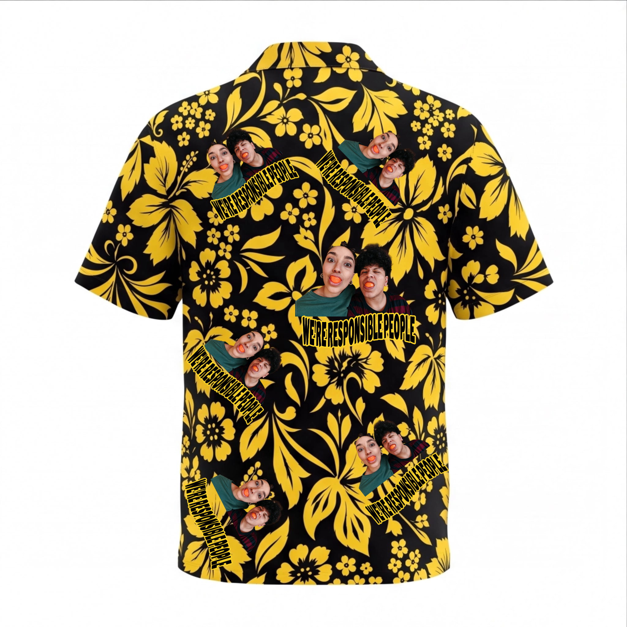Personalized Face Johnny Deep In Fear And Loathing In Las Vegas Custom Hawaiian Shirt