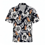 Personalized Face Midnight Vintage Paradise Custom Hawaiian Shirt