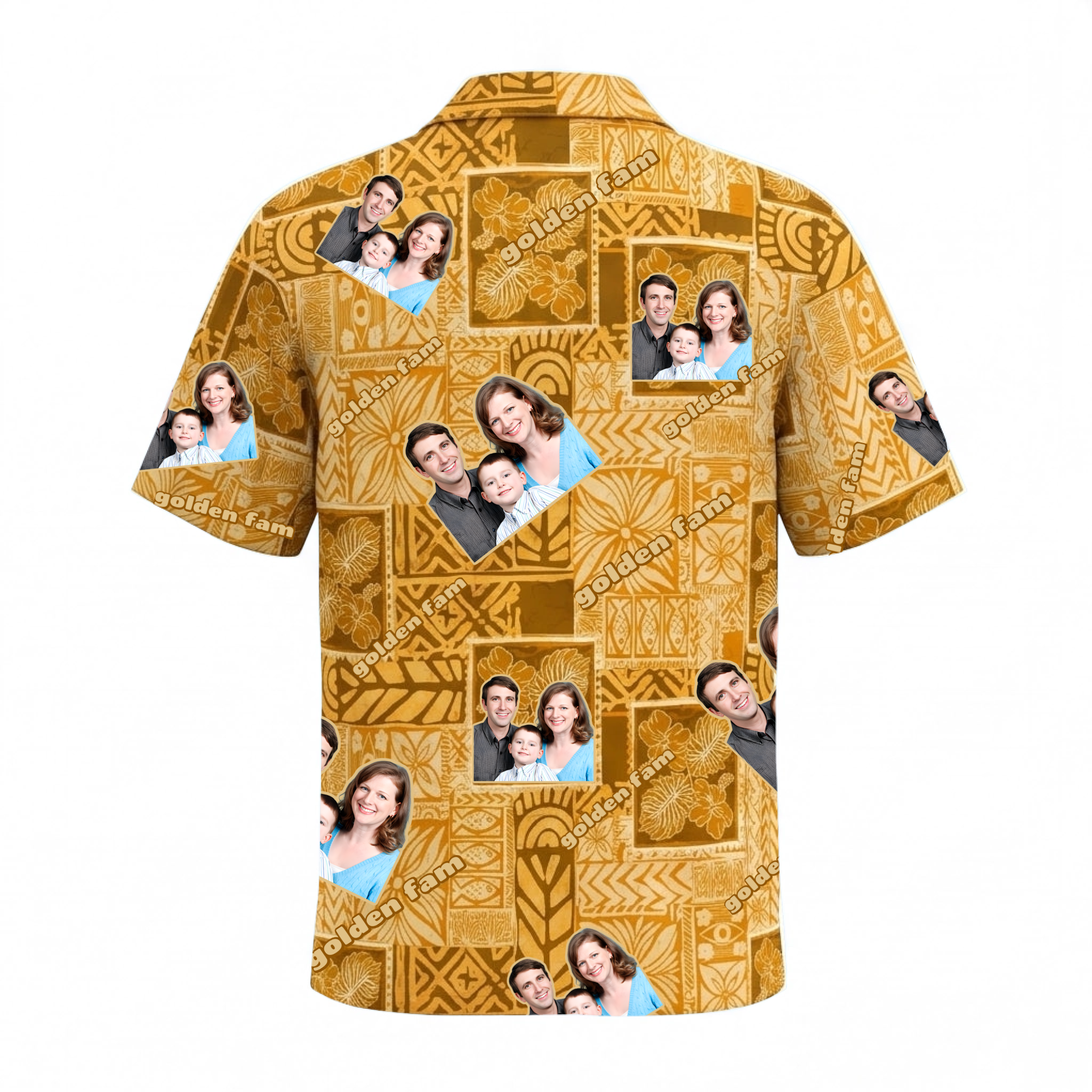 Hawaiian Tribal Golden Vintage Hawaiian Shirt