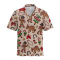 Yeehaw Ginger Bread Christmas Cowboy Hawaiian Shirt