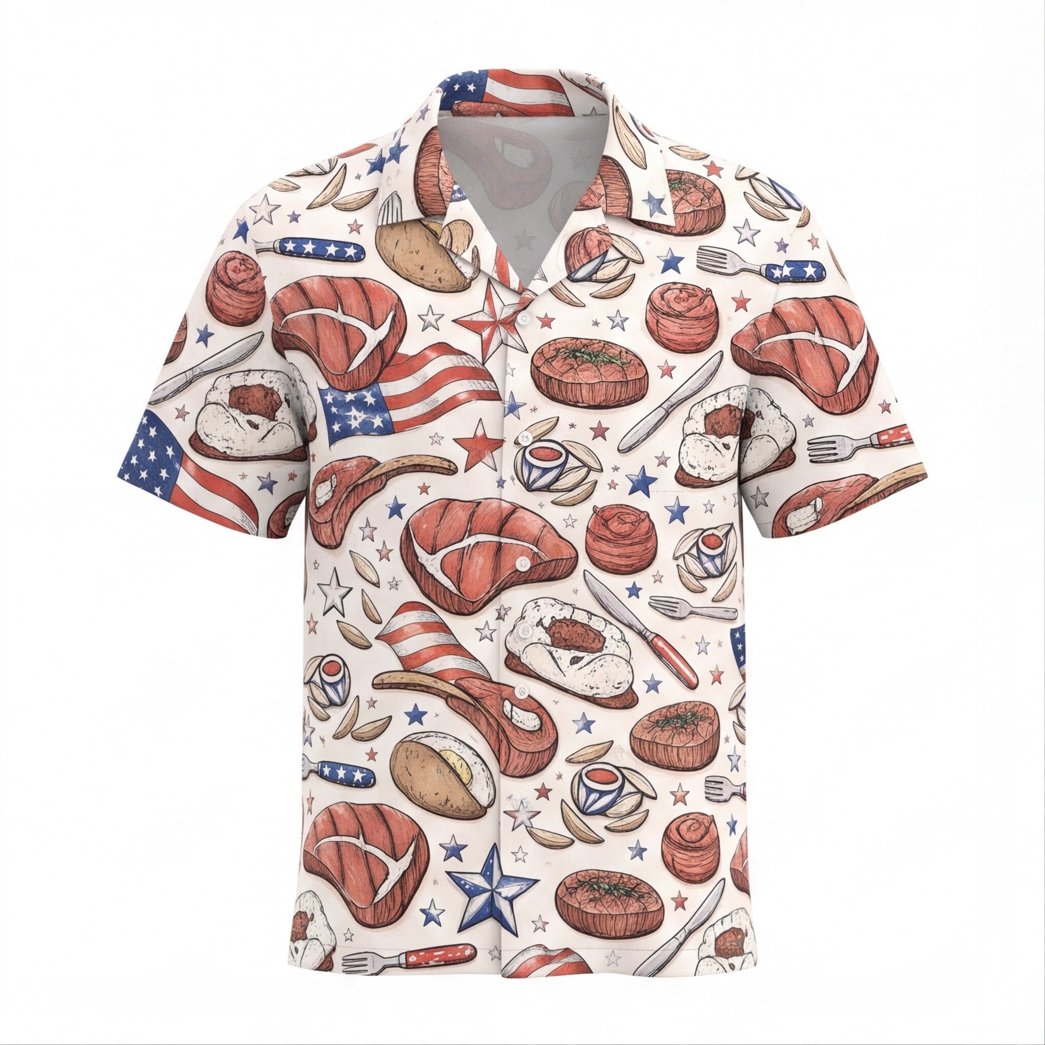 Grillmaster American Hawaiian Shirt