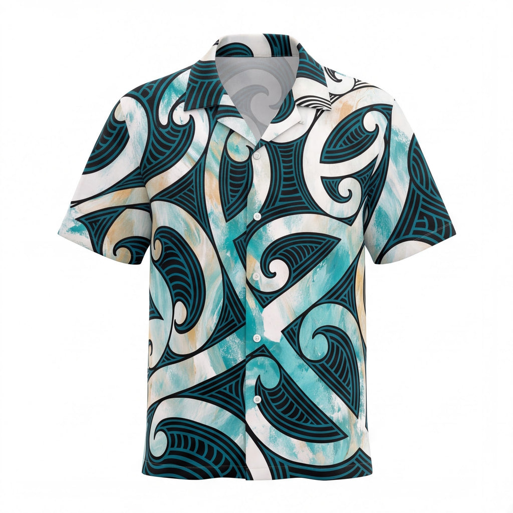 Maori Aotearoa Pattern Hawaiian Shirt