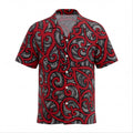 New Zealand Maori Black Red White Hawaiian Shirt