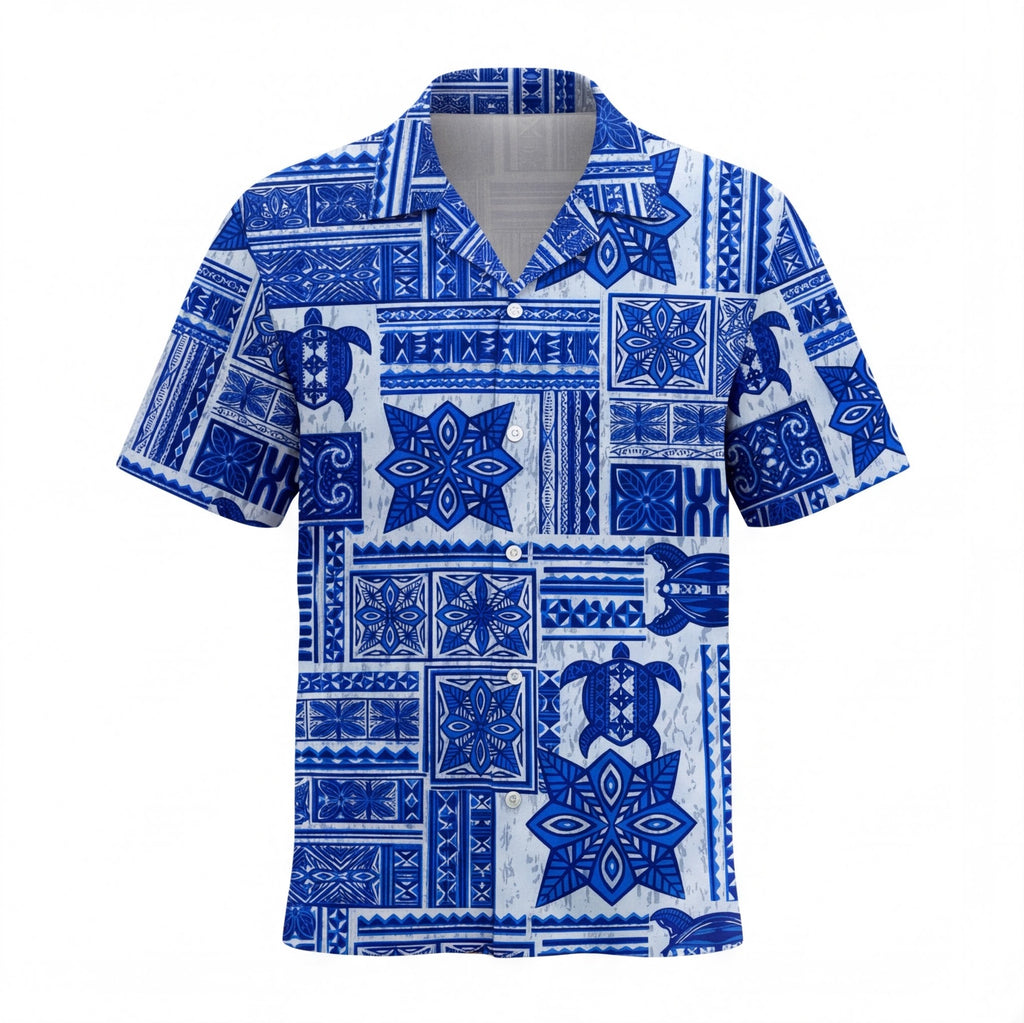 Tapa Turtle Fiji Hawaiian Shirt