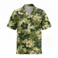 Personalized Face Camouflage Hibiscus Custom Hawaiian Shirt