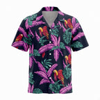 Thomas Magnum PI Black Hawaiian Shirt