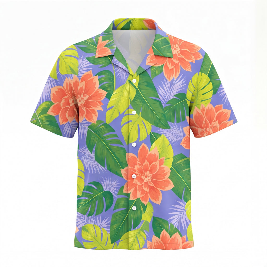 Personalized Face The Office Beach Day Custom Hawaiian Shirt