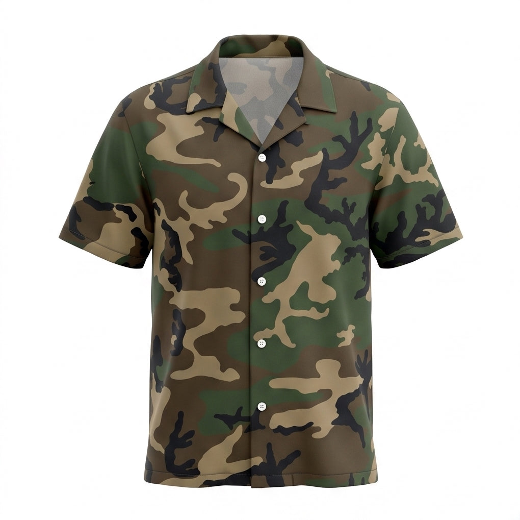 M81 Woodland US Veteran Hawaiian Shirt
