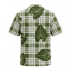 Hawaii Palaka Kalo Green Hawaiian Shirt