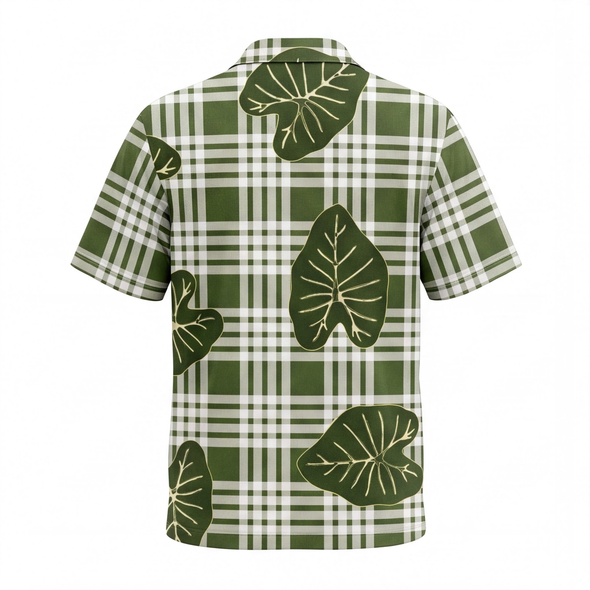 Hawaii Palaka Kalo Green Hawaiian Shirt