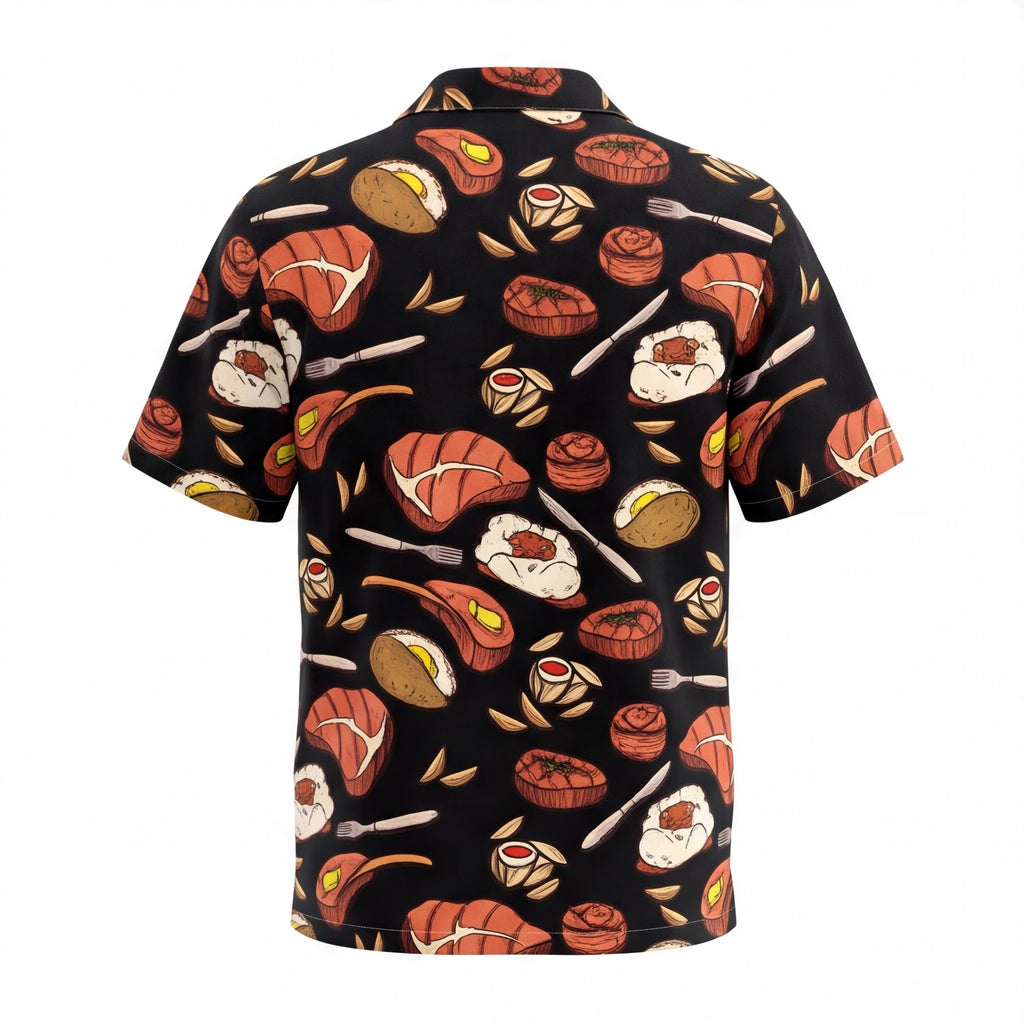 Grillmaster Black Hawaiian Shirt