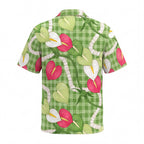 Hawaiian Anthurium Palaka Hawaiian Shirt