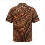 Traditional Fiji Tapa Hawaiian Shirt