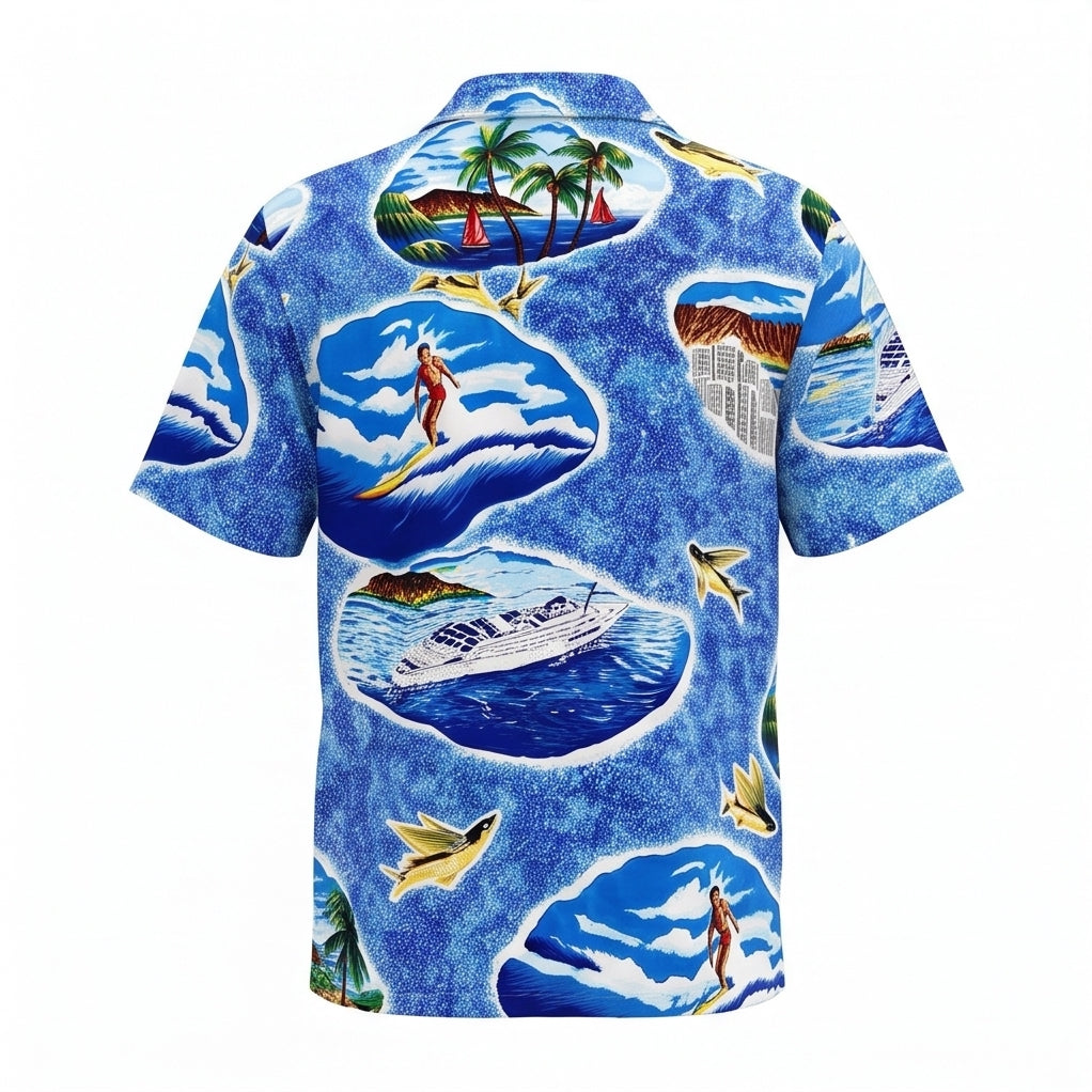 Honolulu Goose In Top Gun Hawaiian Shirt