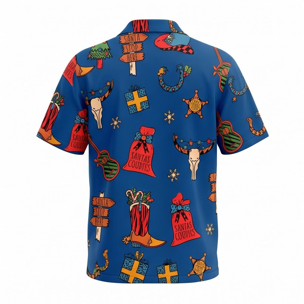 Rodeo Christmas Vibe Hawaiian Shirt