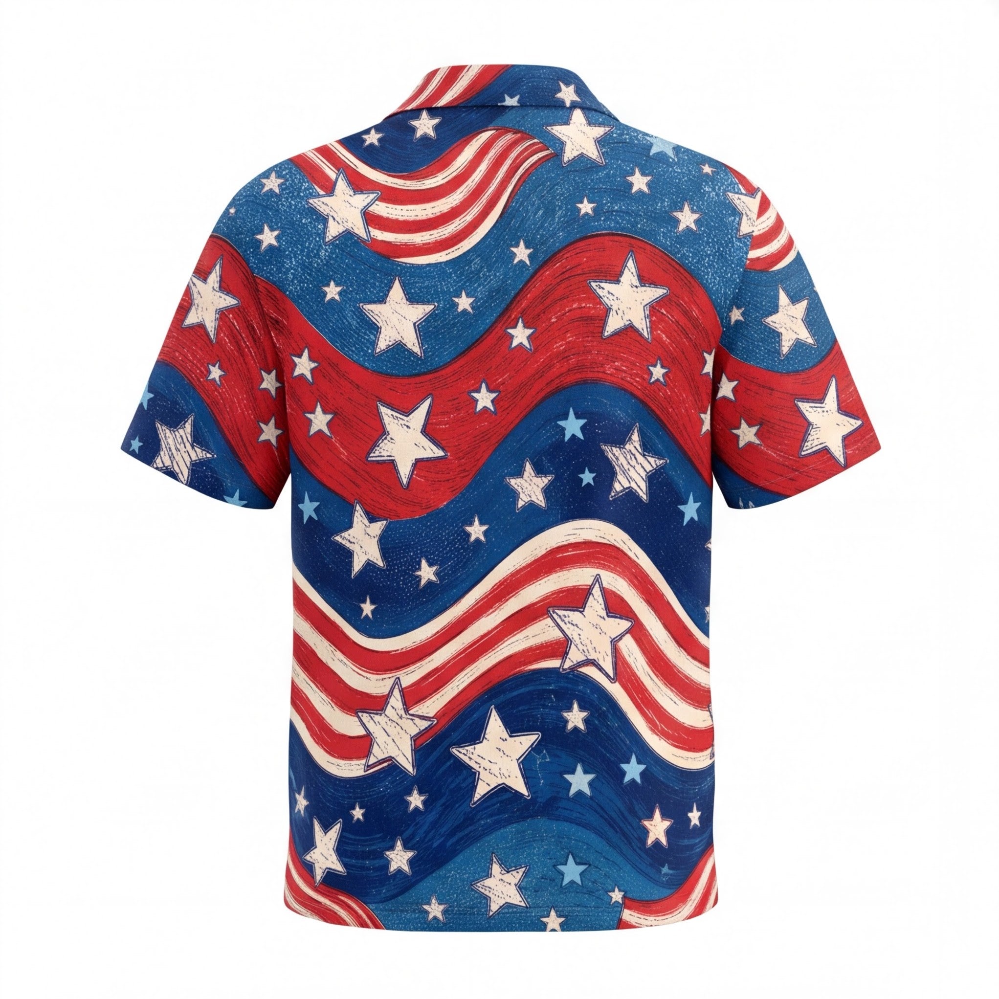 USA Stars and Stripes Hawaiian Shirt
