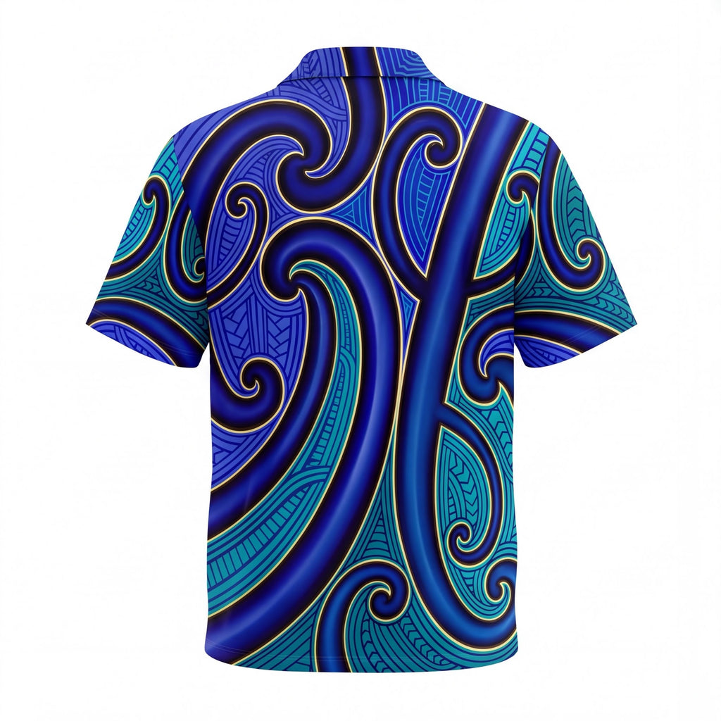 New Zealand Maori Koru Art Hawaiian Shirt