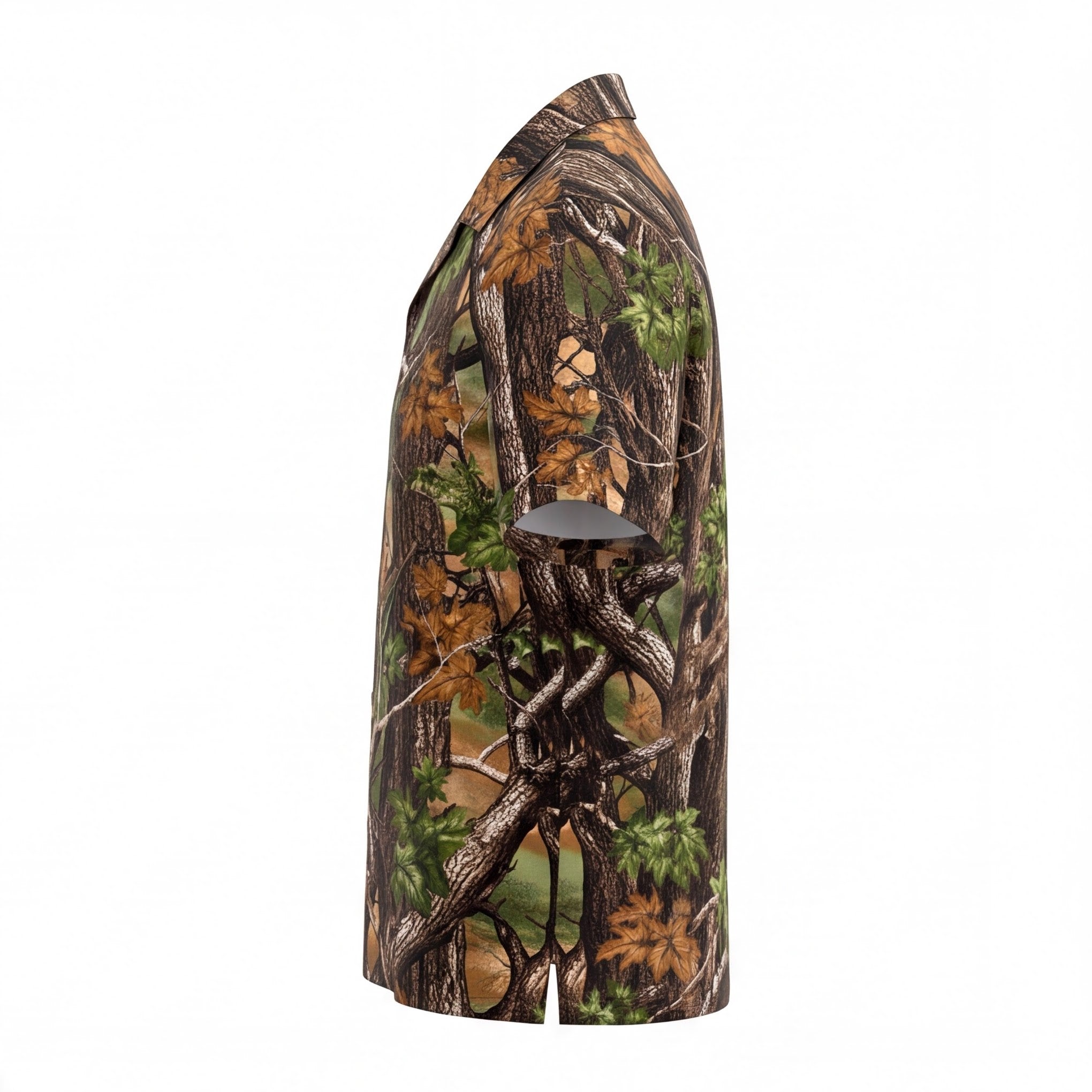 Oakleaves Hunting Camouflage Hawaiian Shirt