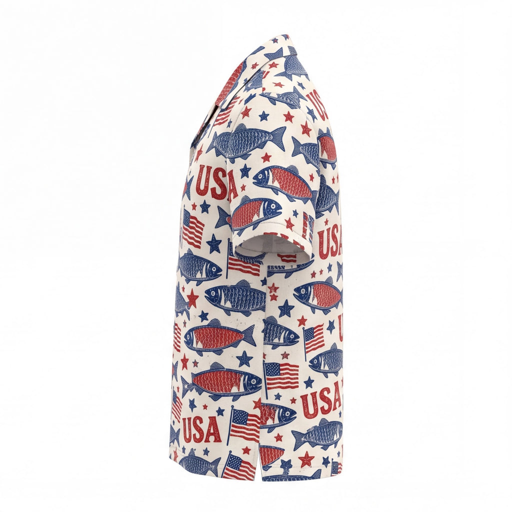 USA Fishing Hawaiian Shirt