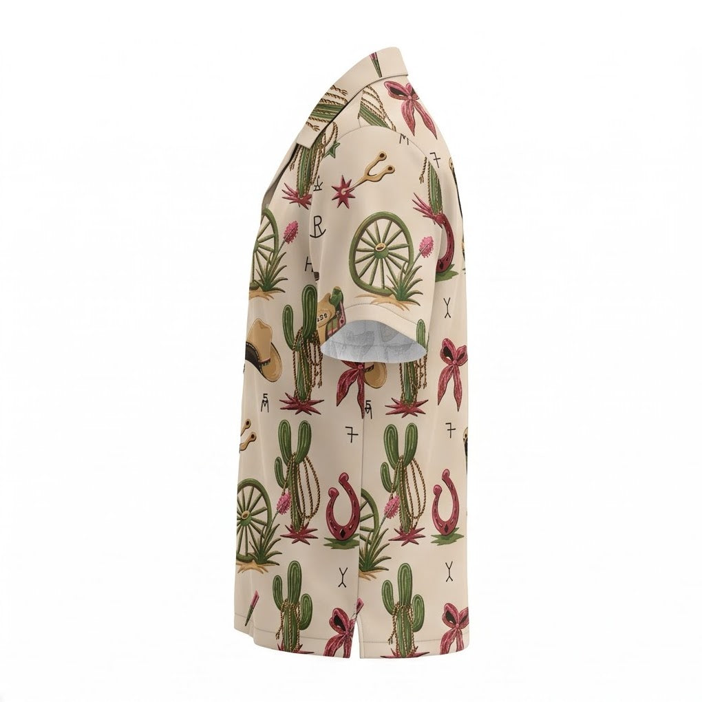 Cowgirl Hawaiian Shirt