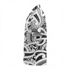 New Zealand Maori Black White Hawaiian Shirt