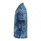 Fiji Tapa Blue Hawaiian Shirt