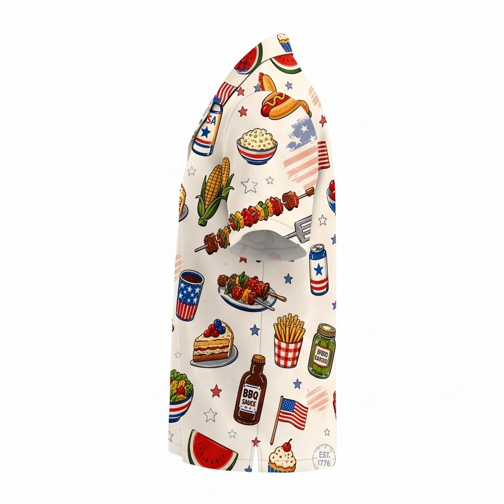 USA BBQ Grill Party Hawaiian Shirt
