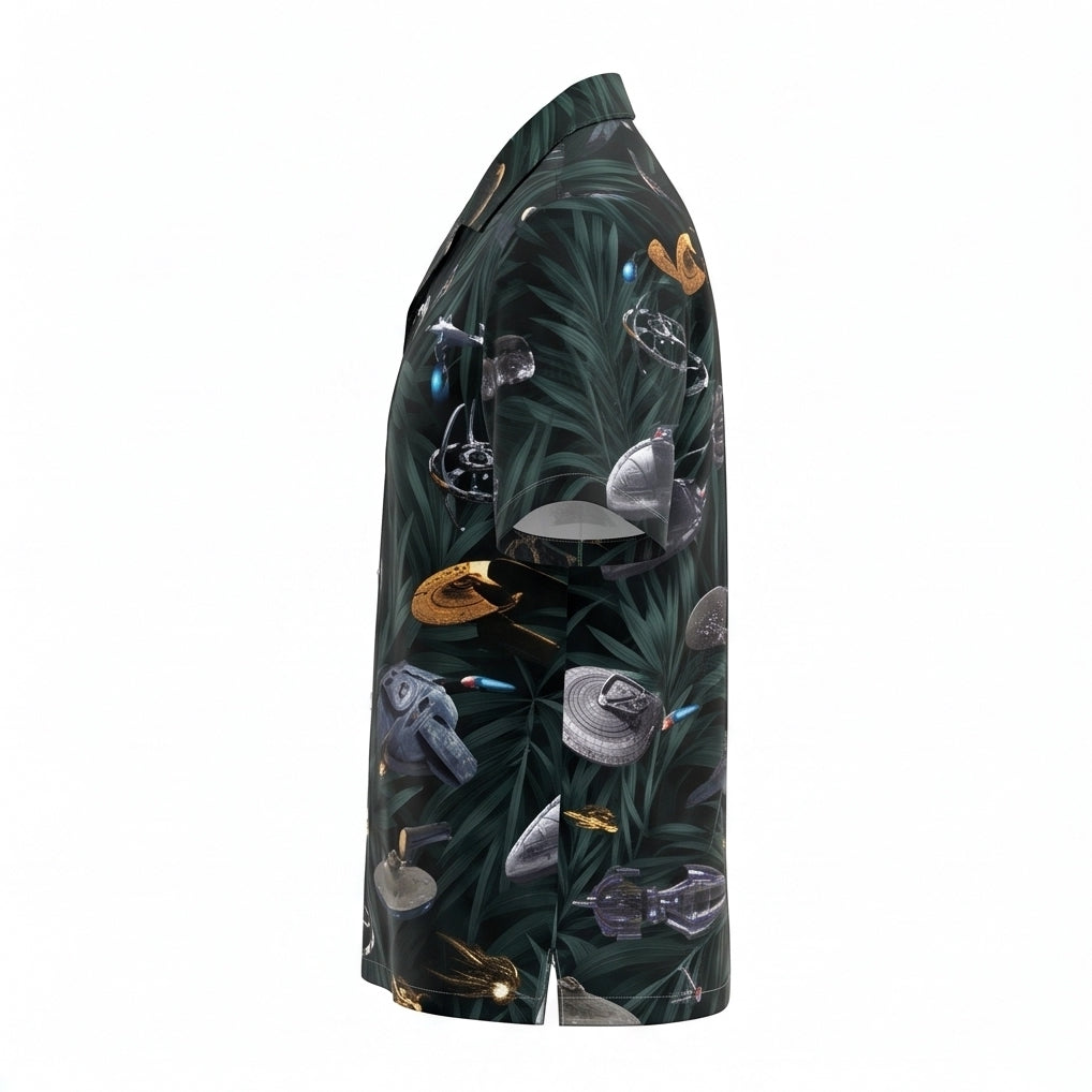 Star Trek Space Ships Hawaiian Shirt