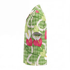 Hawaiian Anthurium Palaka Hawaiian Shirt
