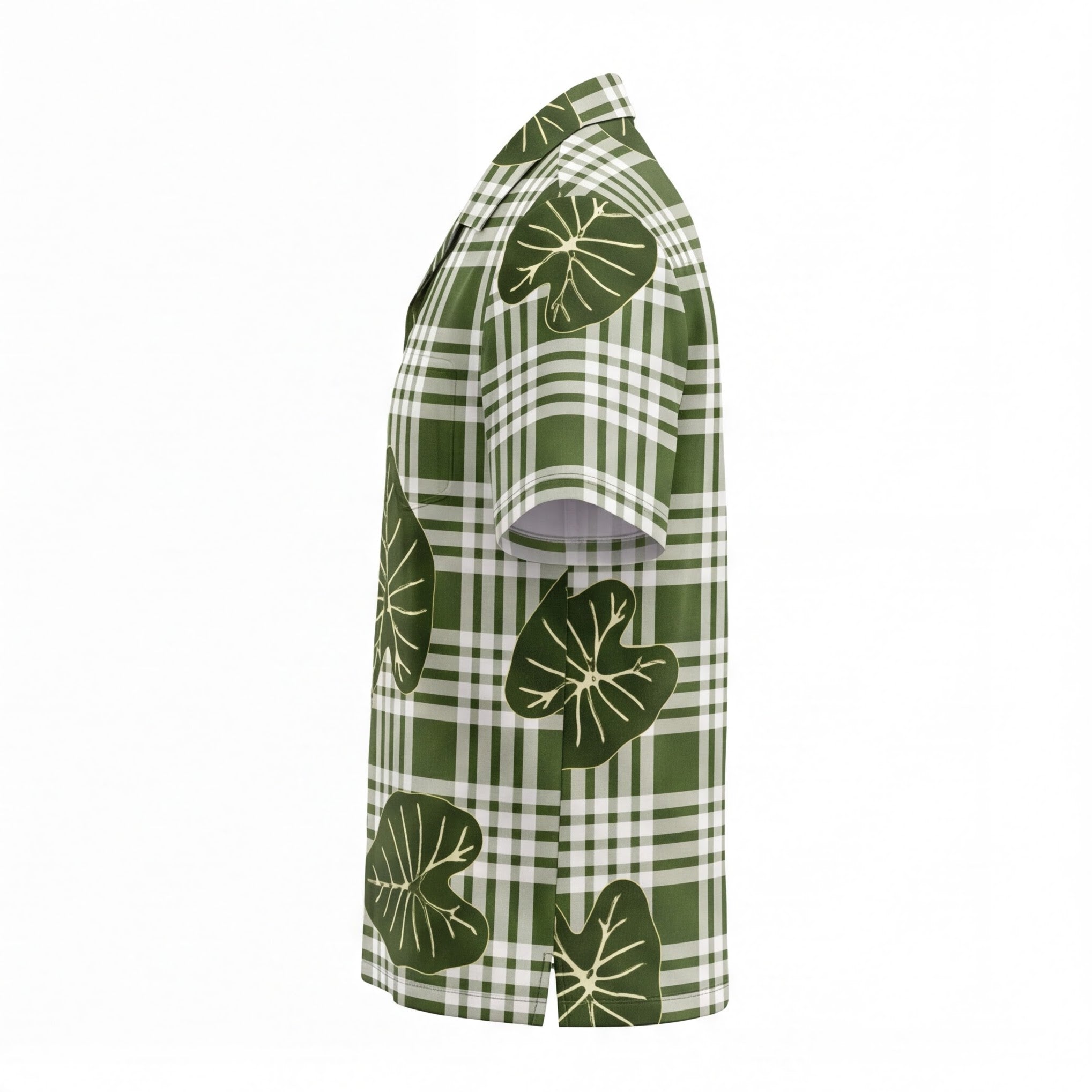 Hawaii Palaka Kalo Green Hawaiian Shirt