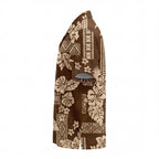 Fiji Tapa Brown Hawaiian Shirt