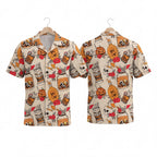 Halloween Tiki Drinks Hawaiian Shirt