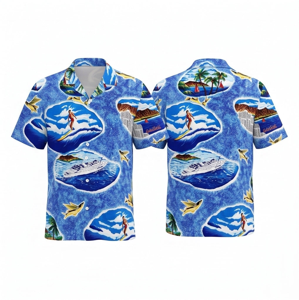 Honolulu Goose In Top Gun Hawaiian Shirt