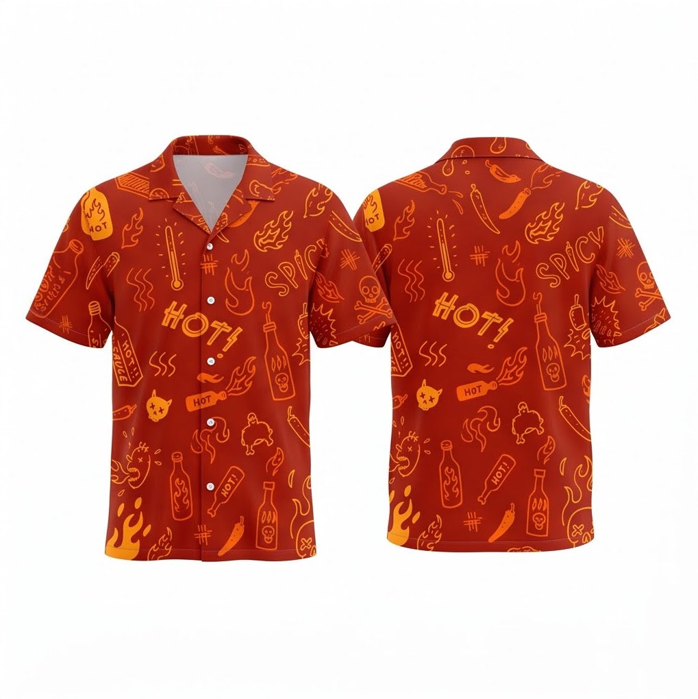 Hot and Spicy Hawaiian Shirt