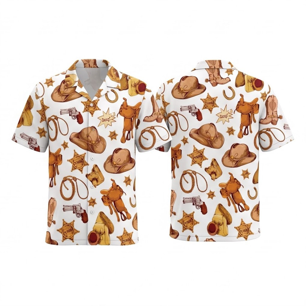 Cowboy Hawaiian Shirt