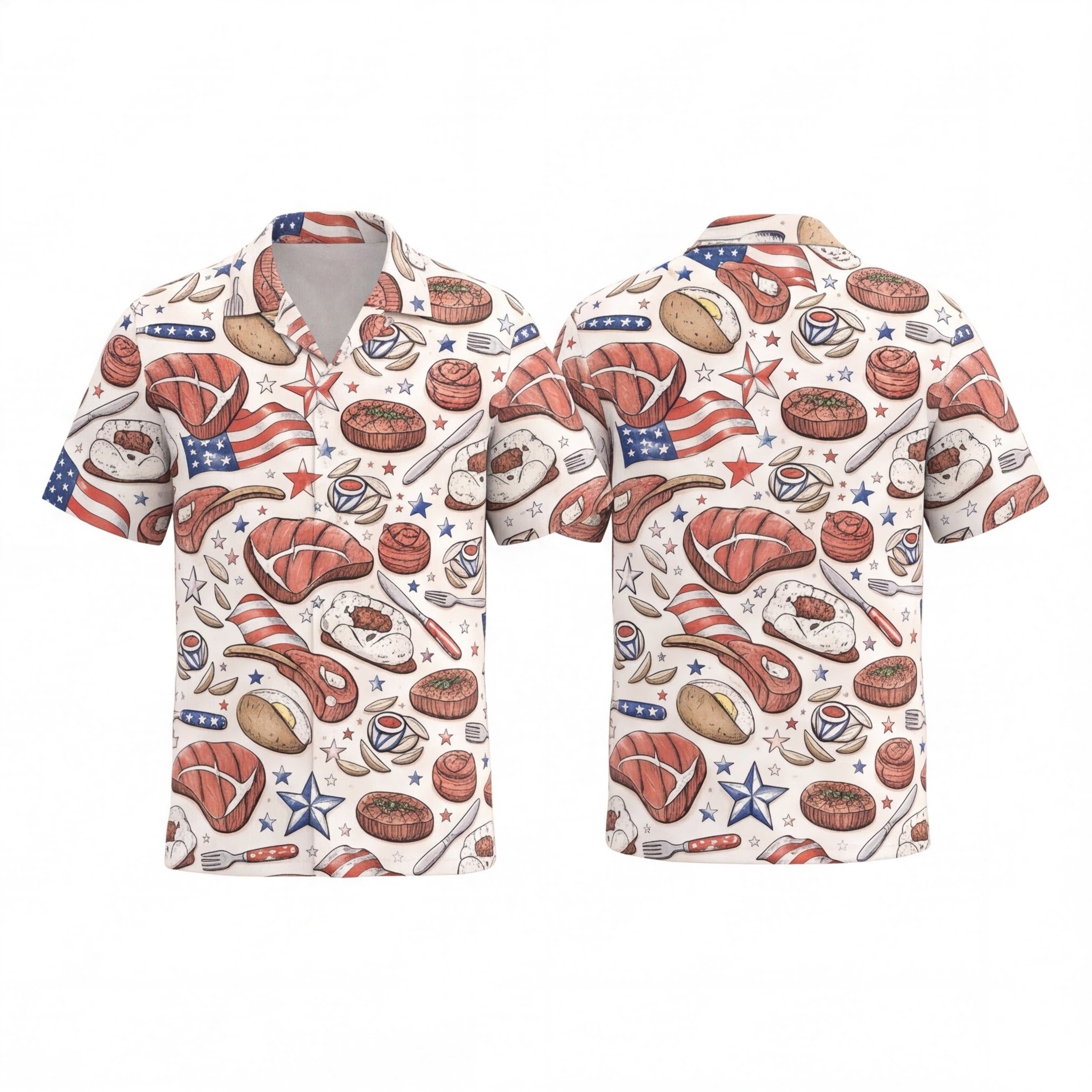 Grillmaster American Hawaiian Shirt