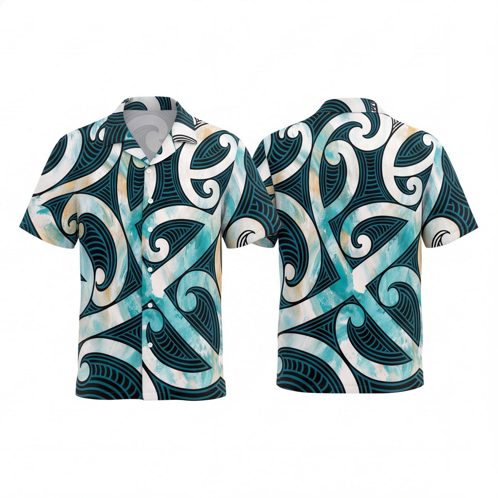 Maori Aotearoa Pattern Hawaiian Shirt