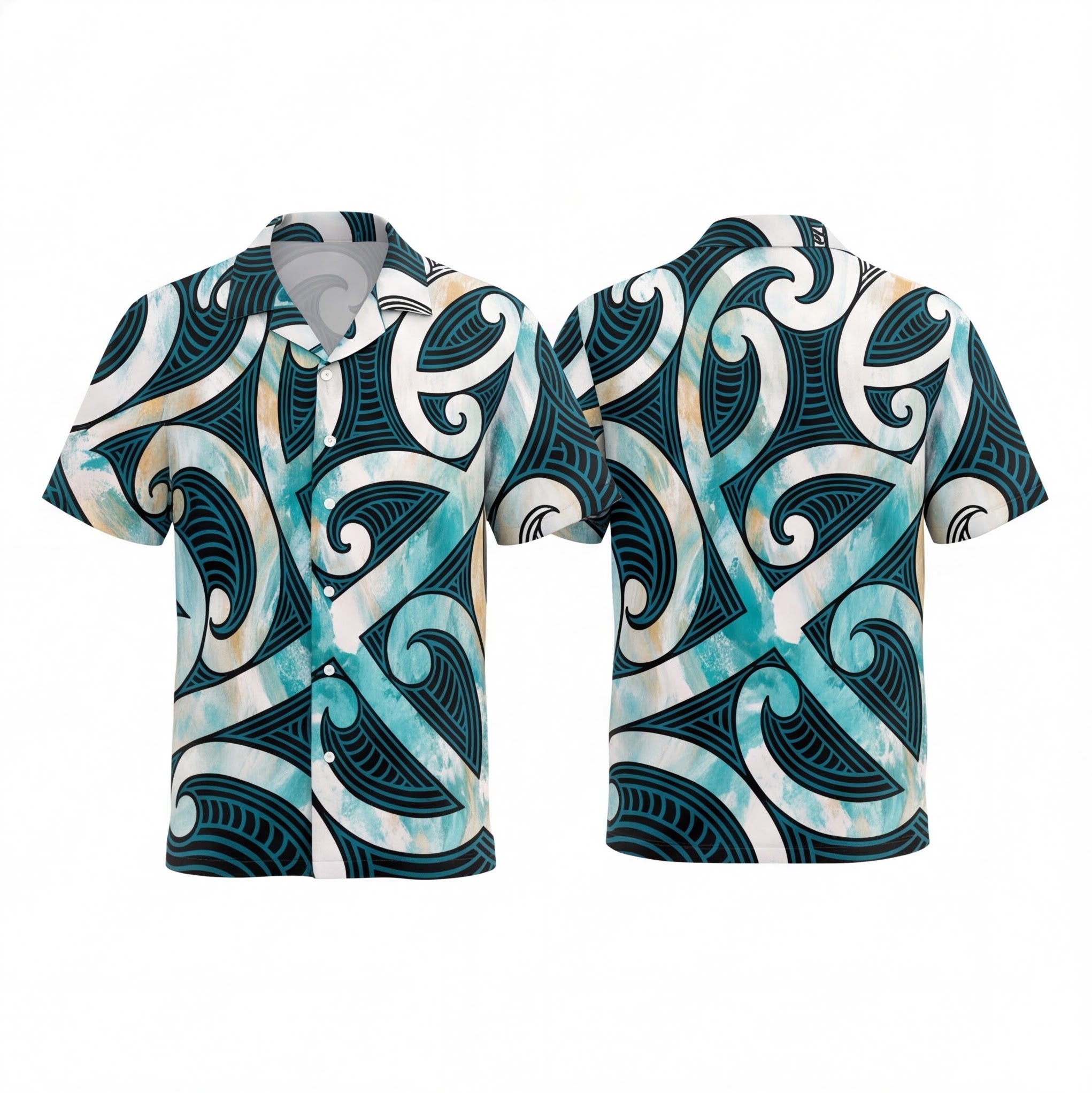 Maori Aotearoa Pattern Hawaiian Shirt