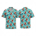 Santa Surfing Club Hawaiian Shirt
