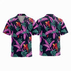 Thomas Magnum PI Black Hawaiian Shirt