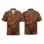 Traditional Fiji Tapa Hawaiian Shirt