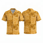 Hawaiian Tribal Golden Vintage Hawaiian Shirt