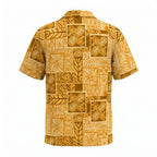 Hawaiian Tribal Golden Vintage Hawaiian Shirt