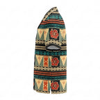 Tapa Line Hibiscus Tribal Wooden Hawaiian Shirt