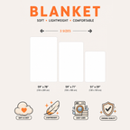 Hawaiian Lei Palaka Blanket | Custom Name Lei Blanket